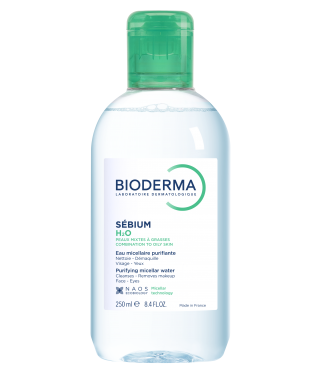 Біодерма Себіум Н2О міцелярний лосьйон Bioderma Sebium Solution Micellaire 250 мл