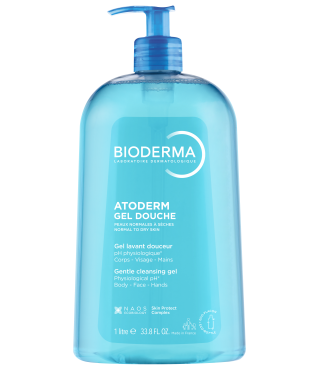 Біодерма Атодерм очищуючий гель для душу для сухої шкіри Bioderma Atoderm gel douche, 1 літр