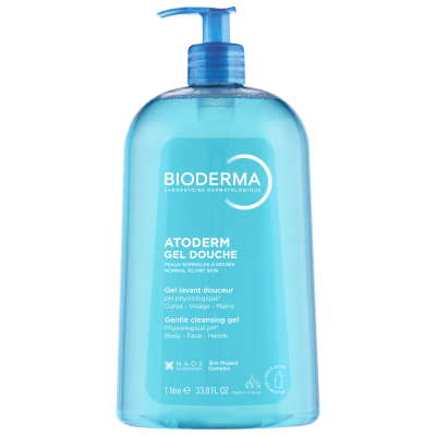 Біодерма Атодерм очищуючий гель для душу для сухої шкіри Bioderma Atoderm gel douche, 1 літр