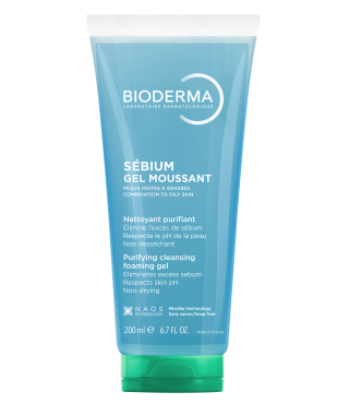 Біодерма Себіум Очищуючий Гель Bioderma Sebium purifying cleansing foaming gel 200 мл