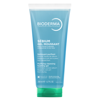 Біодерма Себіум Очищуючий Гель Bioderma Sebium purifying cleansing foaming gel 200 мл
