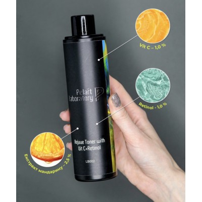 Пеларт Тонік антиоксидантний, омолоджуючий Pelart Laboratory Rejuve Toner With Vit С+Retinol 250 мл