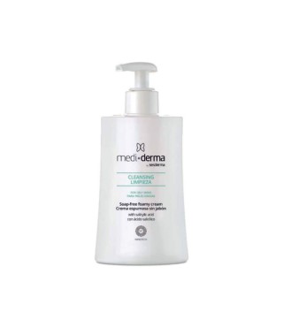 Очисний крем із саліциловою кислотою Medi+derma Soap-free Foamy Cream with Salicylic Acid 185 мл