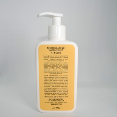 Антиоксидантний Тонер-есенція з ретинолом CEF Lab 3R Ceramide Retinol Toner-Essention, 250 мл