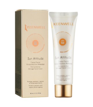 Keenwell Мультизахисний антивіковий крем для обличчя SPF 50 Keenwell Sun Attitude SPF 50, 60 мл