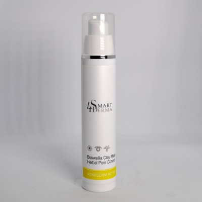 Smart4Derma Acne Derm Active Boswellia Clay Mask Herbal Pore Control Порозвужувальна себорегулююча маска &quot;Босфелія&quot;