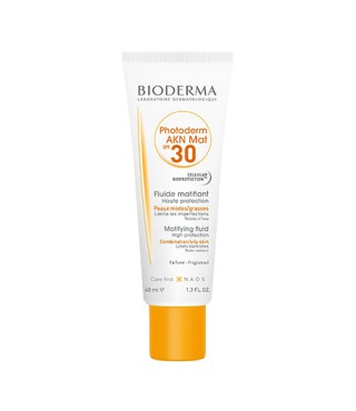 Біодерма Фотодерм AKN Емульсія матуюча SPF30 Bioderma Photoderm AKN Mat SPF30 Matifying sun fluide, 40 мл