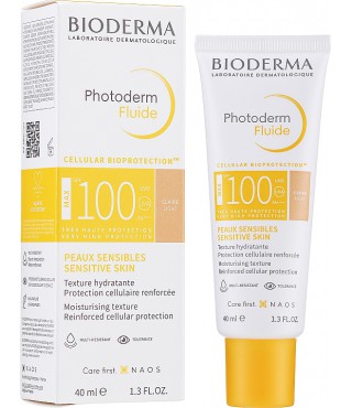 Біодерма Фотодерм Max Емульсія світлий тон Bioderma Photoderm Max Fluide SPF 100 Teinte Claire, 40 мл