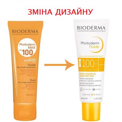 Біодерма Фотодерм МАХ Емульсія SPF 100+ Bioderma Photoderm MAX SPF 100+ fluide, 40 мл