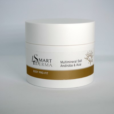Smart4Derma Multimineral Salt Andiroba&amp;Acai Мультимінеральна сіль для рук і тіла з олією андироби та асаї 300 г