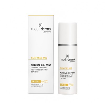Тональний сонцезахисний крем Medi+derma Facial Cream SPF50 Photoprotection with color 30 мл
