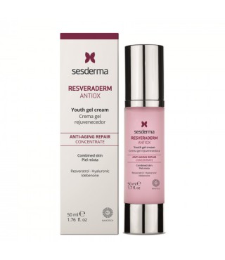 Сесдерма Resveraderm Концентрований омолоджувальний крем гель SesDerma Resveraderm Antiox Cream Gel, 50 мл
