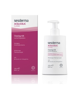 Сесдерма Acglicolic Classic Очищуюче молочко SesDerma Acglicolic Classic Facial Cleansing Milk, 200 мл