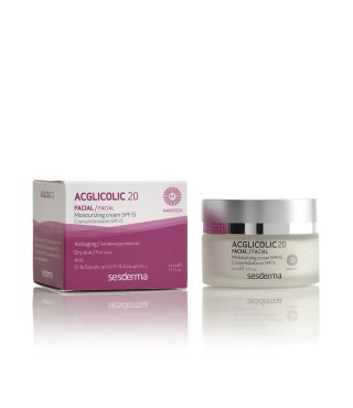 Сесдерма Acglicolic 20 Крем зволожуючий з гліколевою кислотою SPF15 Sesderma Acglicolic 20 Moisturizing cream SPF15, 50 мл