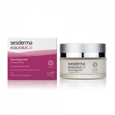 Сесдерма Acglicolic 20 Крем поживний з гліколевою кислотою Sesderma Acglicolic 20 Nourishing cream, 50 мл
