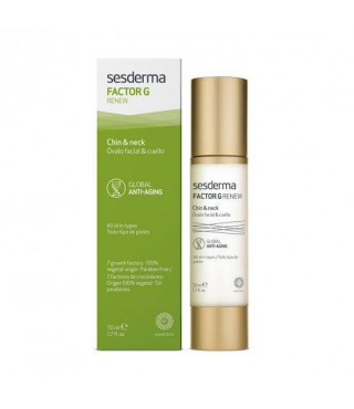 Сесдерма Factor G Renew Крем омолоджуючий для овала обличчя та шиї SesDerma Factor G Renew Chin & Neck, 50 мл