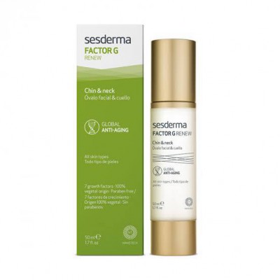 Сесдерма Factor G Renew Крем омолоджуючий для овала обличчя та шиї Sesderma Factor G Renew Chin &amp; Neck, 50 мл