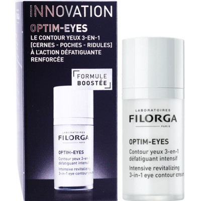 Філорга Оптим-айз засіб для контуру очей Filorga Optim-Eyes Contour des Yeux 3-en-1, 15 мл