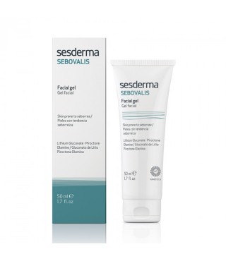 Сесдерма Sebovalis Гель для шкіри обличчя з себореєю SesDerma Sebovalis Face Gel, 50 мл