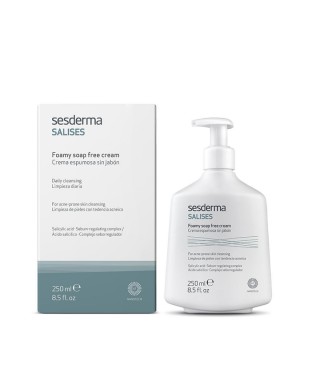 Сесдерма Salises крем-пінка для вмивання SeSderma Salises Foamy Soapless Cream, 250 мл