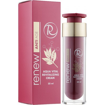 Renew Крем зволожувальний сонцезахисний антивіковий AQUA VITAL REVITALIZING CREAM 50 мл