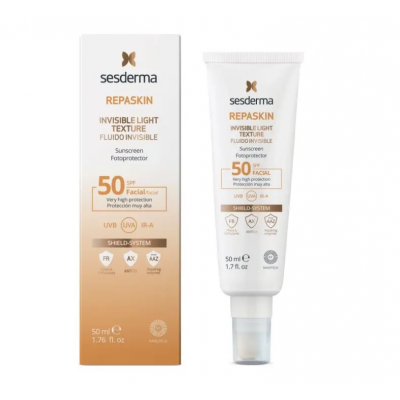Сонцезахисний лосьйон для тіла SPF50 Sesderma REPASKIN Invisible Fluid SPF50 50 мл