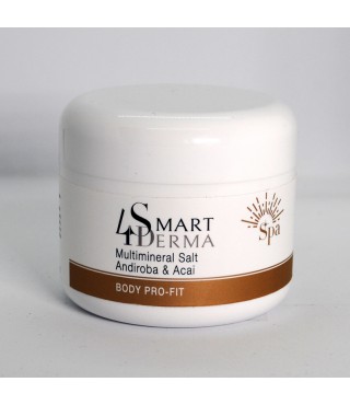 Smart4Derma Multimineral Salt Andiroba&Acai Мультимінеральна сіль для рук і тіла з олією андироби та асаї 100 г