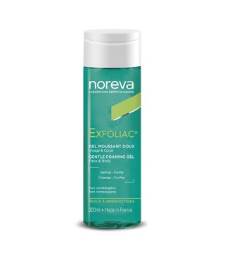 Noreva Ексфоліак гель для чутливої шкіри Noreva Exfoliac Gel Moussant Doux 200 мл