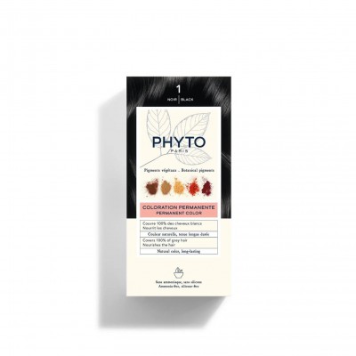 Фіто Фітоколор крем-фарба 1 чорний Phyto PhytoColor Permanent Color 1 Black