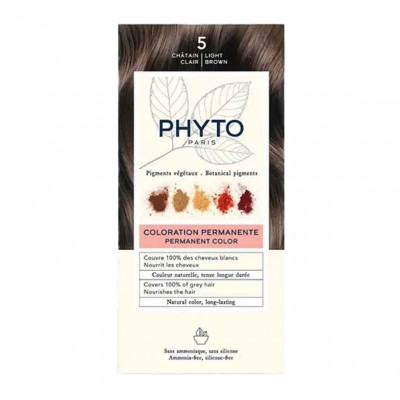Фіто Фітоколор крем-фарба 5 Світлий шатен Phyto Phytocolor 5 Light Brown