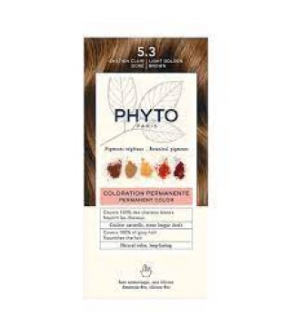Фіто Фітоколор крем-фарба 5.3 Світлий Золотистий Шатен Phyto Phytocolor 5.3 Light Golden Brown