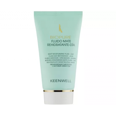 Денний флюїд матувальний зволожувальний Keenwell Biopure Matte Moisturising Fluid-Day 60 мл