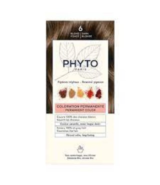 Фіто Фітоколор крем-фарба 6 Темно-Русявий Phyto Phytocolor 6 Dark Blonde