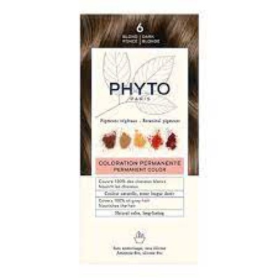 Фіто Фітоколор крем-фарба 6 Темно-Русявий Phyto Phytocolor 6 Dark Blonde
