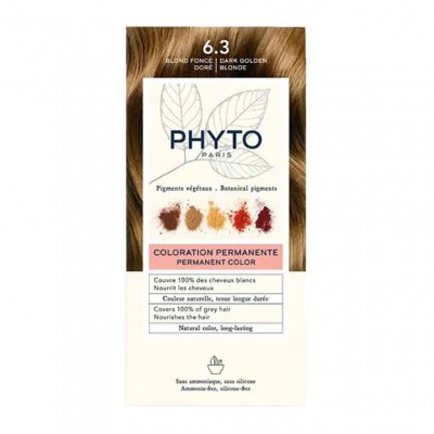 Фіто Фітоколор крем-фарба 6.3 Темно-русявий Золотистий Phyto Phytocolor 6.3 Dark Golden Blonde