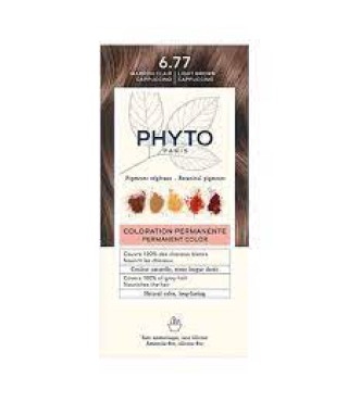 Фіто Фітоколор крем-фарба 6.77 Світло-каштановий Капучино Phyto Phytocolor 6.77 Light Brown Cappuccino