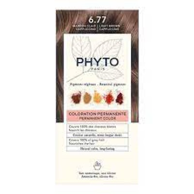 Фіто Фітоколор крем-фарба 6.77 Світло-каштановий Капучино Phyto Phytocolor 6.77 Light Brown Cappuccino