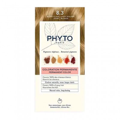 Фіто Фітоколор крем-фарба 8.3 світло-русявий золотистий Phyto Phytocolor 8.3 Light Golden Blonde