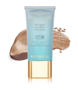 Тональний крем Молодість і сяйво шкіри Keenwell Extraordinary Eclat EE Cream Mid Honey SPF 20 No3 40 мл