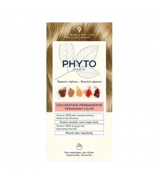 Фіто Фітоколор крем-фарба 9 Дуже Світлий Блонд Phyto Phytocolor 9 Very Light Blonde