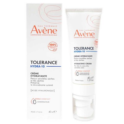 Avene Толеранс Гідра-10 крем зволожуючий для сухої чутливої шкіри Avene Tolérance Hydra-10 creme hydratante, 40 мл