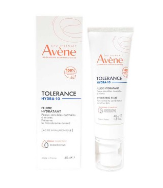 Авен Толеранс Гідра-10 флюїд зволожуючий для чутливої шкіри Avene Tolérance Hydra-10 fluide hydratant, 40 мл