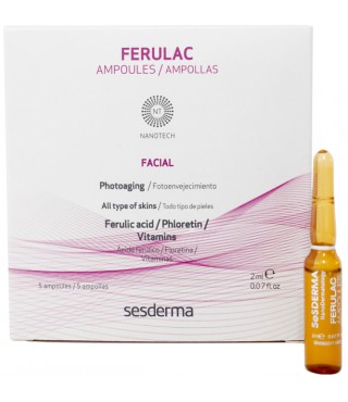 Сесдерма Ампули з феруловою кислотою в ліпосомах SesDerma Liposomal Ferulac Ampoules, 5×2мл
