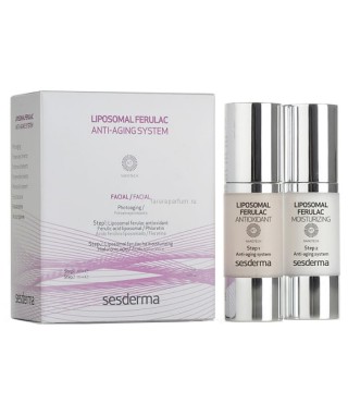 Сесдерма Ferulac Двокрокова омолоджуюча система з феруловою кислотою SesDerma Ferulac Liposomal Anti-Aging System, 30+30 мл