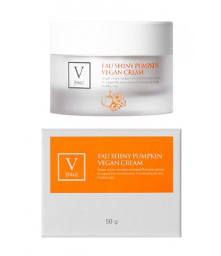 FAU Зволожуючий поживний крем з екстрактом гарбуза Shiny Pumpkin Vegan Cream 50 мл