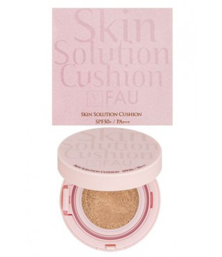 FAU Регенеруючий кушон SPF 50+ Skin Solution Cushion зі змінним блоком 15 г + 15 г