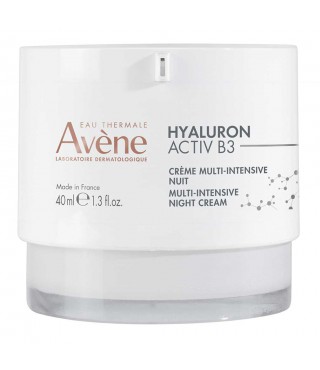 Авен Гіалурон Актив В3 Крем нічний мульти-інтенсивний Avene Hyaluron Activ B3 Crème multi-intensive nuit, 40 мл