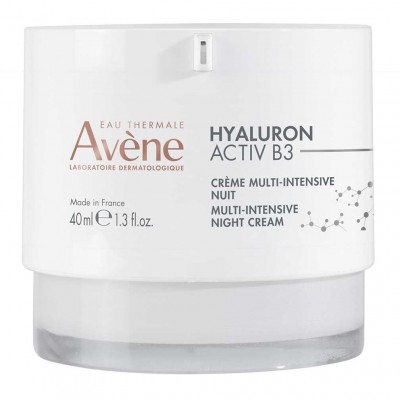 Avene Гіалурон Актив В3 Крем нічний мульти-інтенсивний Avene Hyaluron Activ B3 Crème multi-intensive nuit, 40 мл