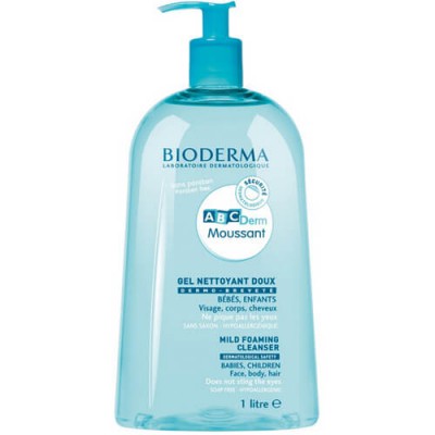 Біодерма АВСДерм Гель очищующий для дітей Bioderma ABCDerm Gel moussant, 1 литр