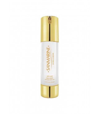 SanMarine Крем обличчя зі стовбуровими клітинами яблуні Anti Age Face Cream with apple stem cells 50 мл
